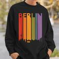 Berlin Skyline Retro Souvenir Vintage Berlin Sweatshirt Geschenke für Ihn