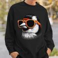 Cooler Goldfinchogel Trägt Sonnenbrille Grafik Kunst Sweatshirt Geschenke für Ihn