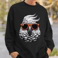 Cooler Kakaduogel Trägt Sonnenbrille Grafik Kunst Sweatshirt Geschenke für Ihn