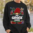 Der Große Zwerg Christmas Giant Grown Dwarf Black Sweatshirt Geschenke für Ihn