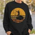Fischer Vintage Fishing Rod Lake Sweatshirt Geschenke für Ihn
