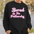 Gelangweilt Von Der Patriarchat Clothing Blue Sweatshirt Geschenke für Ihn