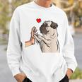 Pug Love Dog Holder Idea Sweatshirt Geschenke für Ihn