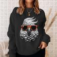 Cooler Kakaduogel Trägt Sonnenbrille Grafik Kunst Sweatshirt Geschenke für Sie