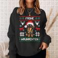 Dachshund Merry Waunachten Christmas Dog Dachshund Tecker Sweatshirt Geschenke für Sie
