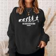 Evolution Marathon Runner Sweatshirt Geschenke für Sie