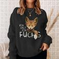 Fuchs Statement Langarmshirt, Verwegene Fuchsigkeit Sweatshirt Geschenke für Sie