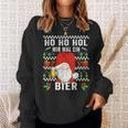 Ho Ho Hol Mir Mal Ein Bier Christmas Slogan Sweatshirt Geschenke für Sie