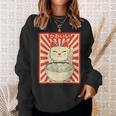 Retro Kawaii Cat Kitten Ramen Japanese Kitchen Culture Sweatshirt Geschenke für Sie