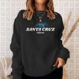 Santa Cruz California Vintage Retro 80S Surfer Sweatshirt Geschenke für Sie