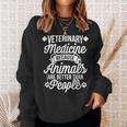 Veterinär Weil Tiere Besser Sind Sweatshirt, Ideal für Tierärzte Geschenke für Sie