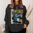 Windsurfer Windsurfintage Retro Surfer Sweatshirt Geschenke für Sie