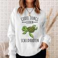 Coole Jungs Lieben Schildkröten Geschenk Sweatshirt Geschenke für Sie