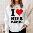 Ich Liebe Bierkönig German Sweatshirt Geschenke für Sie