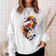 Seepferdchen Abstrakte Tier Geometrische Kunst Seepferdchen Sweatshirt Geschenke für Sie