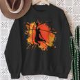 Basketball Sport Basketball Player Silhouette Basketball Sweatshirt Geschenke für alte Frauen
