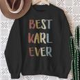Best Karl Ever Retro Vintage First Name Sweatshirt Geschenke für alte Frauen