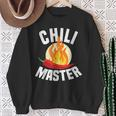 Chili Master Chilli Scharf Essen Geschenk Scoville Pepperoni Sweatshirt Geschenke für alte Frauen