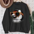 Cooler Goldfinchogel Trägt Sonnenbrille Grafik Kunst Sweatshirt Geschenke für alte Frauen