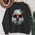 Cooler Kakaduogel Trägt Sonnenbrille Grafik Kunst Sweatshirt Geschenke für alte Frauen