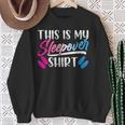 Das Ist Mein Sleepover Übernachtung Übernachten Cute Sweatshirt Geschenke für alte Frauen