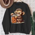 Frustrierter Monkey Will Sausage Sweatshirt Geschenke für alte Frauen