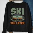 Ski Lifestyle Skiing In Winter Skier Sweatshirt Geschenke für alte Frauen