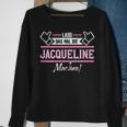 Jacqueline Lass Das Die Jacqueline Machen First Name Black S Sweatshirt Geschenke für alte Frauen