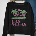 Las Vegas Flamingo Palmenmotiv Sweatshirt, Trendiges Sommeroutfit Geschenke für alte Frauen