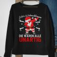 Lieber Weihnachtsmann Die Waren Alle Unartig Black Sweatshirt Geschenke für alte Frauen