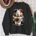Meerschweinchen Boba Bubble Milk Tea Kawaii Cute Animal Lover Sweatshirt Geschenke für alte Frauen