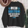 Mein Kostüm Hat Der Hund Gefressen German Language Sweatshirt Geschenke für alte Frauen