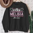 Melissa Lass Das Die Melissa Machen First Name Sweatshirt Geschenke für alte Frauen