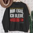 Mir Egal Ich Bleibe Augsburg Fan Football Fan Club Sweatshirt Geschenke für alte Frauen