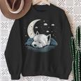 Napping Westie Pyjamas West Highland Terrier Sleeping Sweatshirt Geschenke für alte Frauen
