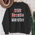 Pen Geselle Meister Outfit Craftsman Masonry Roofer S Sweatshirt Geschenke für alte Frauen
