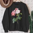 Vintage & Pink Rose Sweatshirt Geschenke für alte Frauen