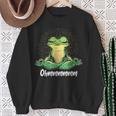 Yoga Frog S Sweatshirt Geschenke für alte Frauen