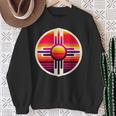 Zia-Symbol Im Retromodernenintage-Stil Im Bundesstaat New Mexico Sweatshirt Geschenke für alte Frauen