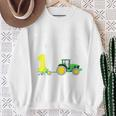 Children's 1St Birthday Ich Bin Schon 1 Jahre Tractor Tractor Sweatshirt Geschenke für alte Frauen