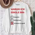 Warum Ich Single Bin German Sweatshirt Geschenke für alte Frauen