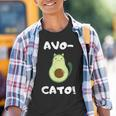 Avo-Cato Cat Avocado Meow Cat Kinder Tshirt