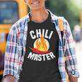 Chili Master Chilli Scharf Essen Geschenk Scoville Pepperoni Kinder Tshirt