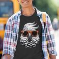 Cooler Kakaduogel Trägt Sonnenbrille Grafik Kunst Kinder Tshirt