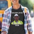 With 'Kranplätze Muss Verdichtet Sein' Ronny Kran Tape Measure Kinder Tshirt