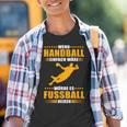 Handball Vs Fußball Genuine Handball Kinder Tshirt