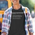 Machine Mechanic Definition For Craftsmen Kinder Tshirt