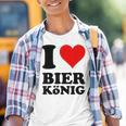 Ich Liebe Bierkönig German Kinder Tshirt