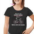 Cyclist Saying Warum Ich Ohne Akku Fahre S Kinder Tshirt