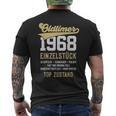 55 Jahre Oldtimer 1968 Vintage 55Th Birthday Black T-Shirt mit Rückendruck